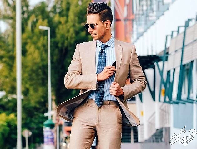 پیراهن مناسب کت و شلوار کرم کت شلوار کرم رنگ